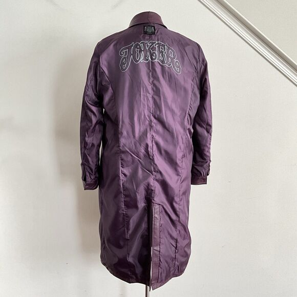 Joker Suicide Squad Purple Jacket Trench Coat Men Cosplay Hot Topic Jared Leto L - Picture 7 of 10